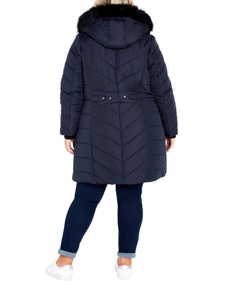 Long padded coat size 22 sale